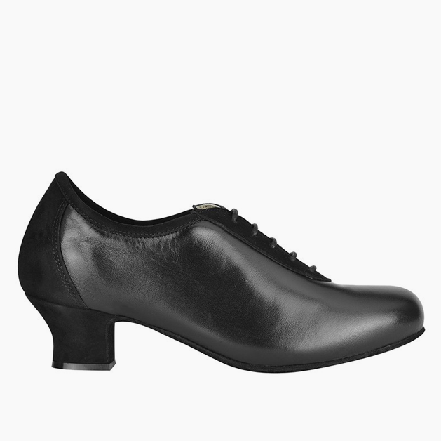 Pratica Donna Nappa Nera Tacco Talon 4 cm
